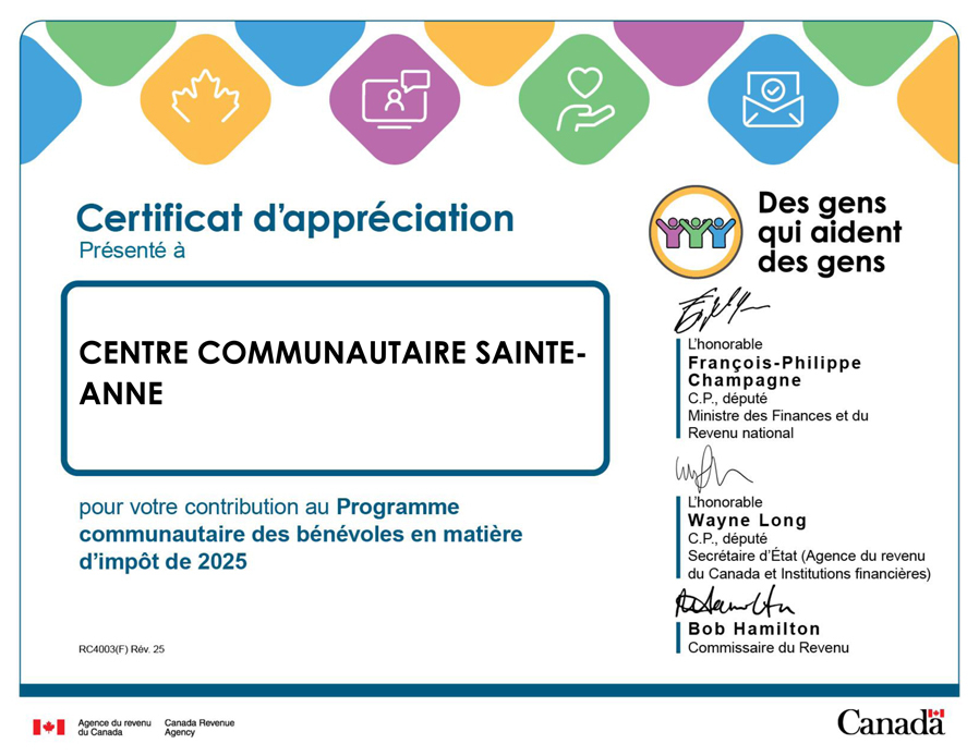 Certificat appreciation Comptoirs imots web