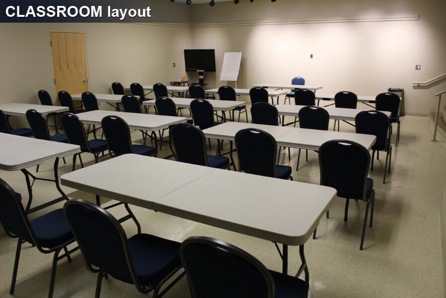 salle du patrimoine classroom layout back